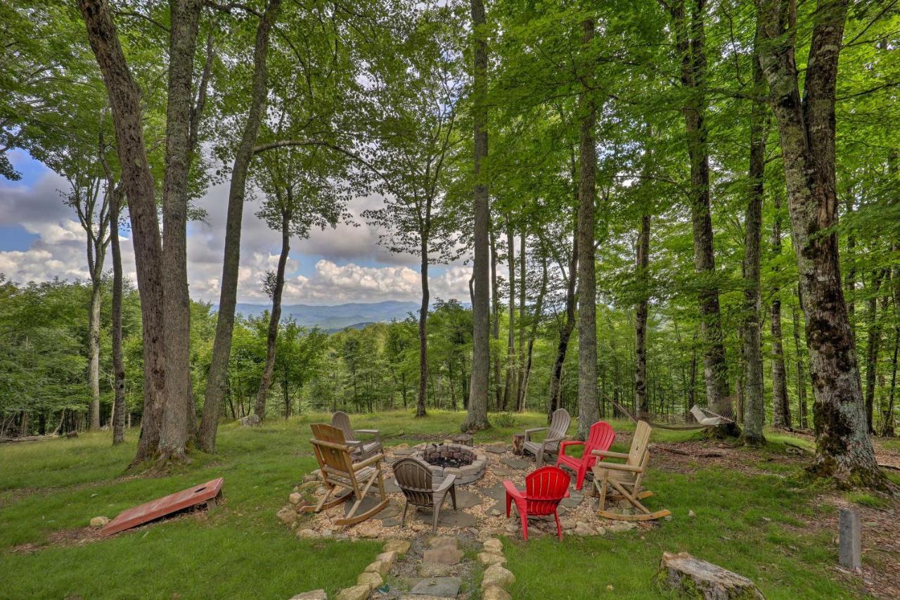 Beech Mountain Cabin Retreat With Hot Tub And Views! Bagian luar foto