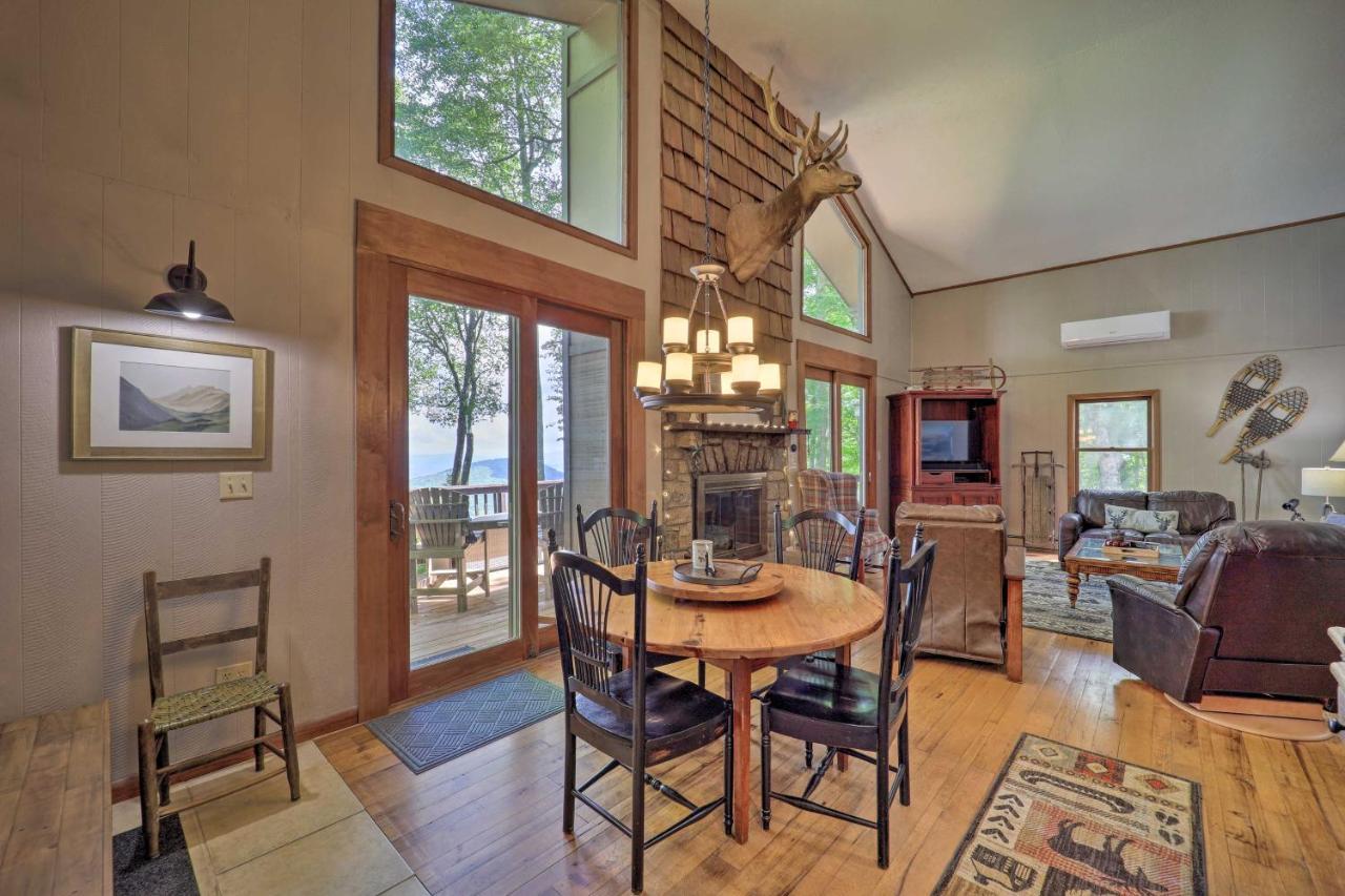 Beech Mountain Cabin Retreat With Hot Tub And Views! Bagian luar foto
