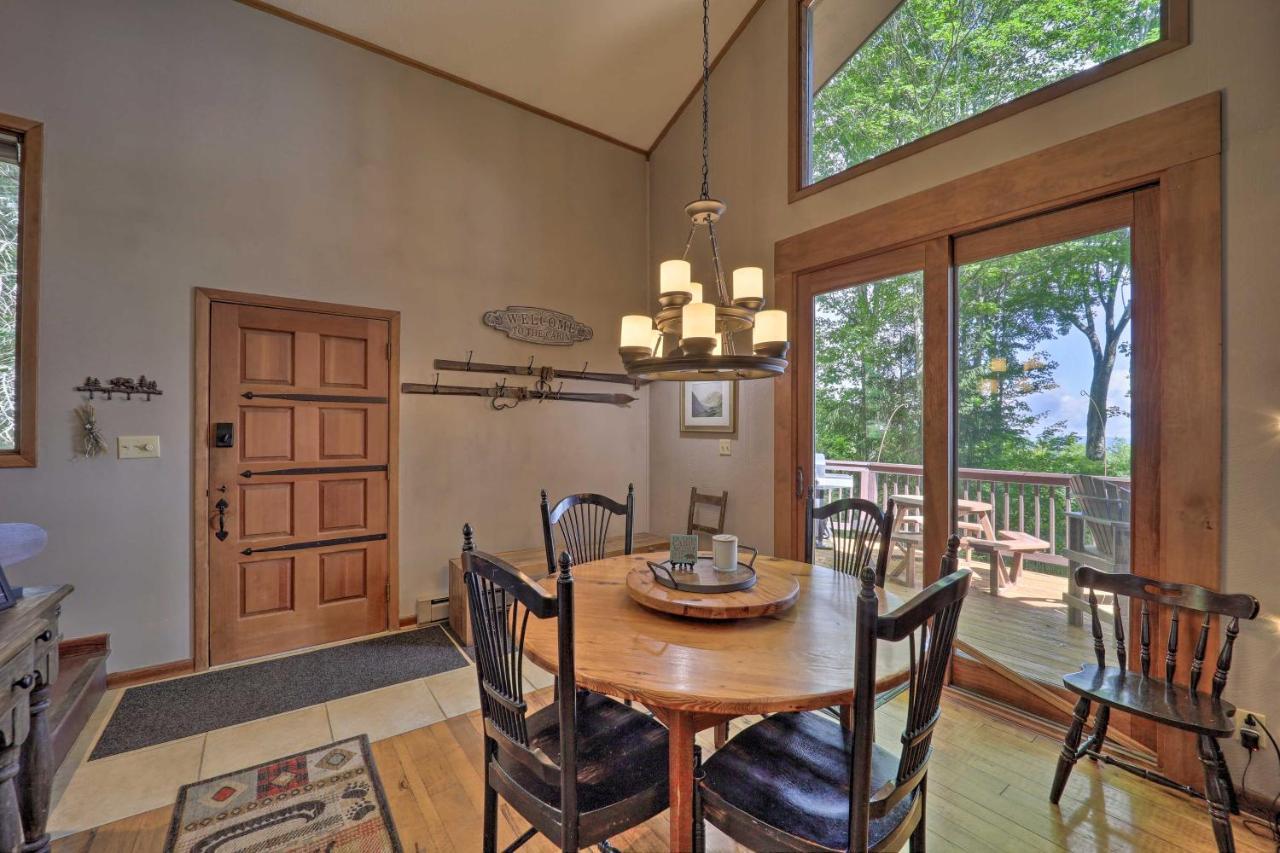 Beech Mountain Cabin Retreat With Hot Tub And Views! Bagian luar foto